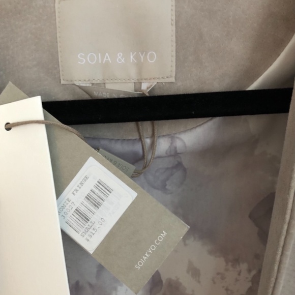 NWT - Soia & Kyo - Suede Jacket - size S - Picture 2 of 5